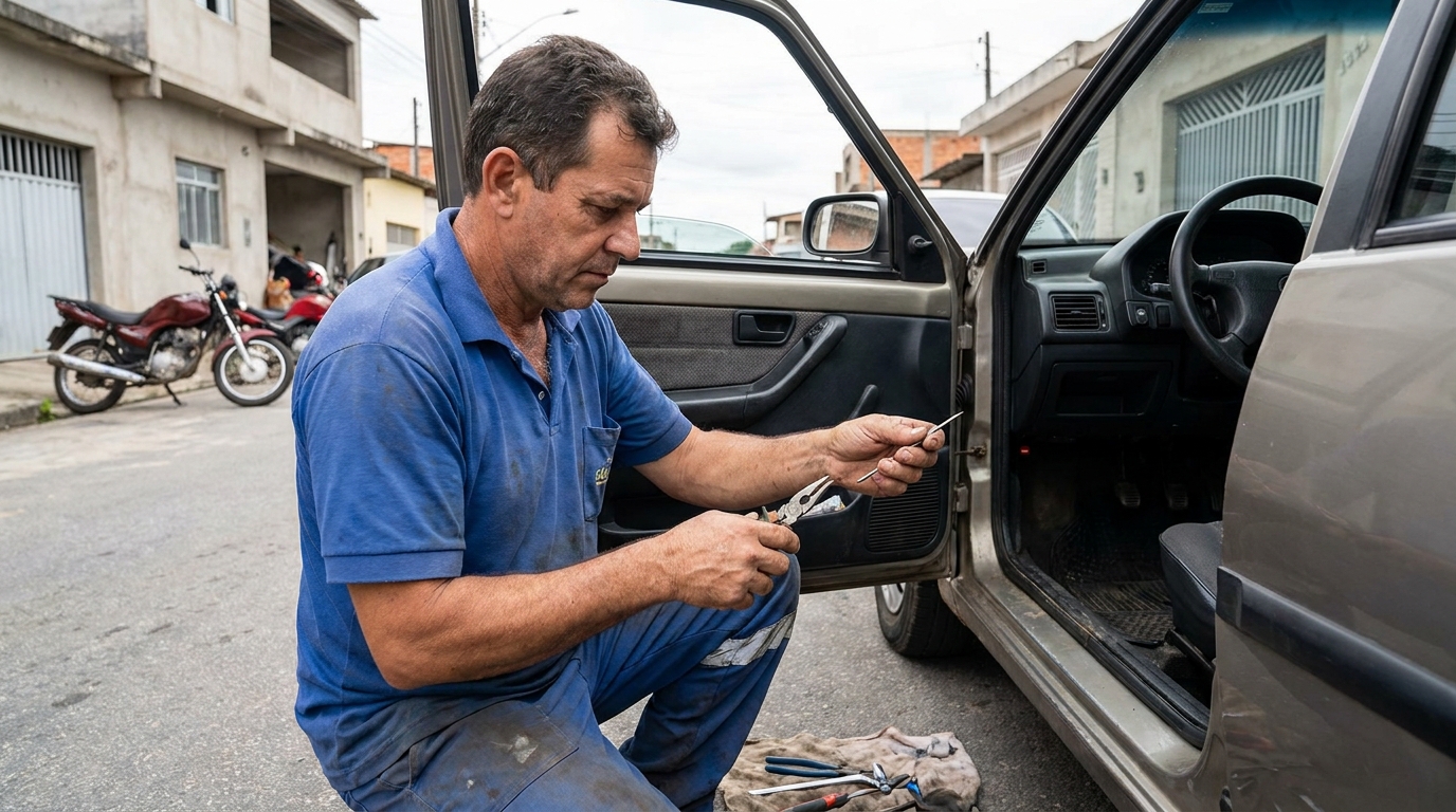 Extração em Cadeado no Areal, Porto Velho‑RO