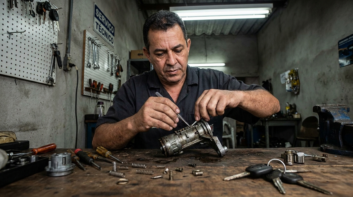 Troca de Segredo da Porta do Carro na Eletronorte, Porto Velho‑RO
